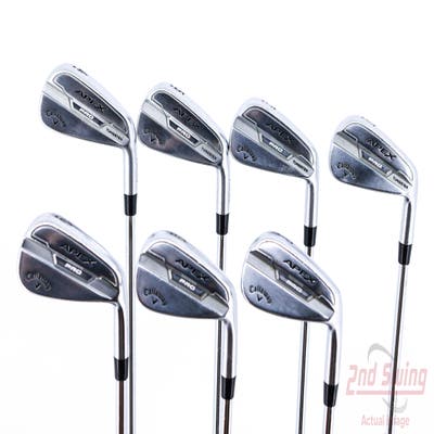 Callaway Apex Pro 21 Iron Set 4-PW Oban CT-115 Steel Stiff Right Handed 38.25in