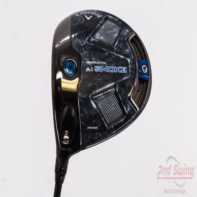 Mint Callaway Paradym Ai Smoke Max Driver 12° Mitsubishi Tensei 1K Black 85 Graphite Stiff Left Handed 47.5in