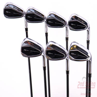 TaylorMade Qi Iron Set 5-PW AW Fujikura Ventus Blue TR 5 Graphite Senior Right Handed 39.25in