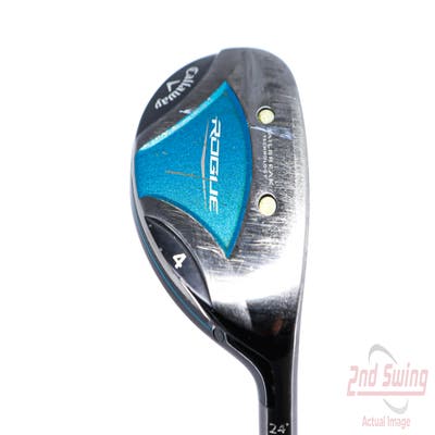 Callaway Rogue Hybrid 4 Hybrid 24° Aldila Quartana Sapphire 40 Graphite Ladies Right Handed 39.0in