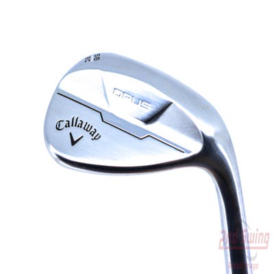 Mint Callaway Opus Brushed Chrome Wedge Lob LW 58° 8 Deg Bounce C Grind Nippon Pro Modus 3 115 Wedge Steel Wedge Flex Right Handed 34.75in