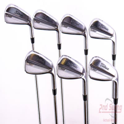 Titleist 2023 T100 Iron Set 4-PW Nippon NS Pro Modus 3 Tour 105 Steel Stiff Right Handed 38.25in