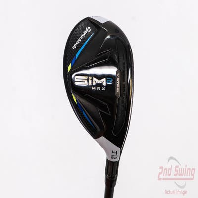 TaylorMade SIM2 MAX Rescue Hybrid 4 Hybrid 22° KBS Tour Hybrid Prototype 95 Graphite X-Stiff Right Handed 40.0in