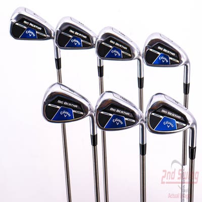 Callaway Big Bertha B21 Iron Set 4-PW Aerotech SteelFiber fc90 Graphite Stiff Right Handed 38.25in