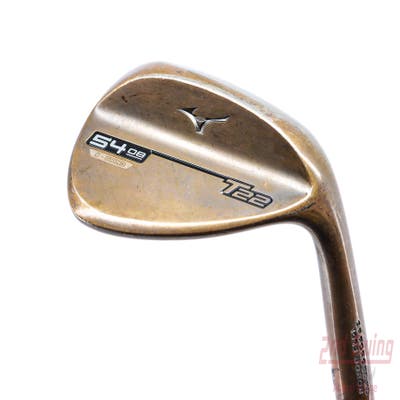 Mizuno T22 Denim Copper Wedge Sand SW 54° 8 Deg Bounce D Grind Stock Steel Shaft Steel Wedge Flex Right Handed 35.0in