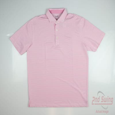 New Mens Puma Polo Medium M Pink MSRP $70