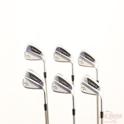 Callaway Apex Pro 24 Iron Set 5-PW Aerotech SteelFiber i110 Graphite Stiff Right Handed 38.25in