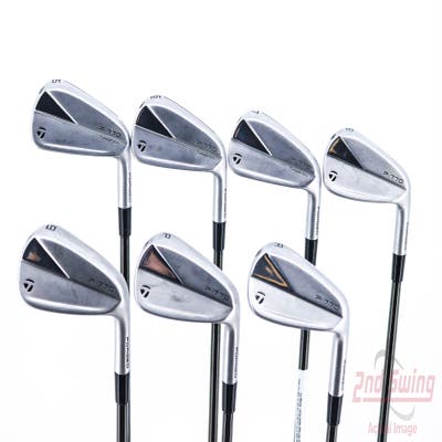 TaylorMade 2023 P770 Iron Set 5-PW AW FST KBS Tour Black Nickel Steel Stiff Right Handed 38.5in