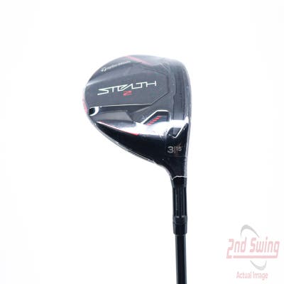 Mint TaylorMade Stealth 2 Fairway Wood 3 Wood 3W 15° Fujikura Ventus Red TR 5 Graphite Senior Right Handed 43.25in