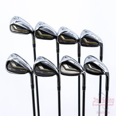 TaylorMade Rocketbladez Max Iron Set 4-PW SW TM RBZ Matrix Ozik Program 55 Graphite Regular Right Handed 39.0in