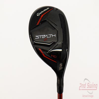 Mint TaylorMade Stealth 2 HD Rescue Hybrid 5 Hybrid 27° Fujikura Speeder NX Red 50 Graphite Regular Right Handed 39.75in