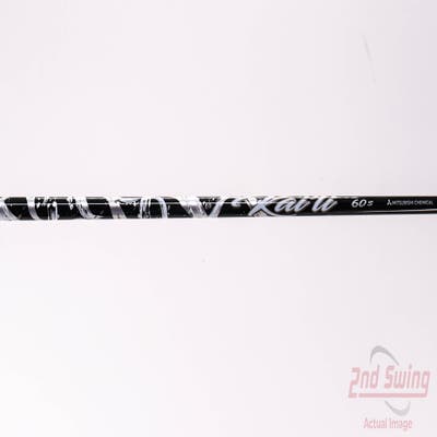 Used W/ Ping RH Adapter Mitsubishi Rayon Kai'li White 60g Driver Shaft Stiff 43.75in