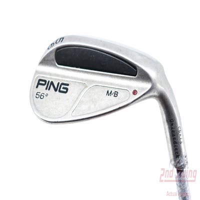 Ping MB Wedge Sand SW 56° M Grind Stock Steel Shaft Steel Wedge Flex Right Handed Red dot 36.5in