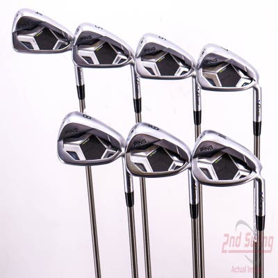 Ping G430 Iron Set 4-PW Aerotech SteelFiber i70cw Graphite Stiff Right Handed Blue Dot 38.25in