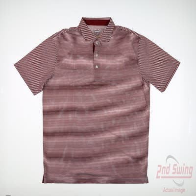 New Mens Puma Polo Medium M Red MSRP $70