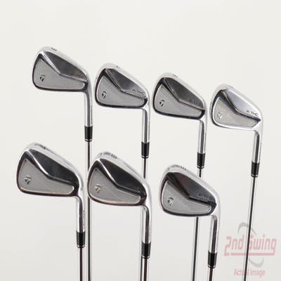 TaylorMade P7MC Iron Set 3-9 Iron True Temper AMT Black S300 Steel Stiff Right Handed 38.25in