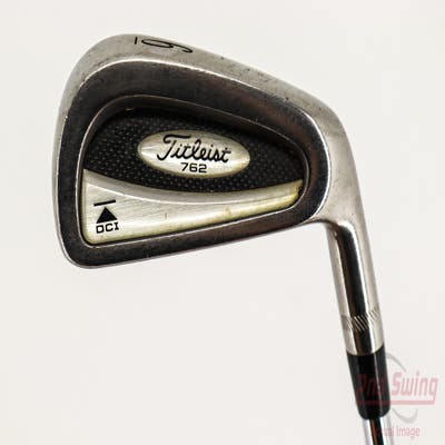 Titleist DCI 762 Single Iron 6 Iron Stock Steel Shaft Steel Stiff Right Handed 37.5in