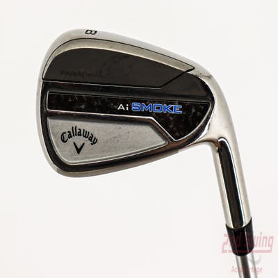 Callaway Paradym Ai Smoke Single Iron 8 Iron Aldila Ascent Blue 50 Graphite Senior Right Handed 36.5in