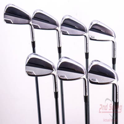 Ping i530 Iron Set 4-PW UST Mamiya Recoil 75 Dart Graphite Regular Right Handed Black Dot 38.5in