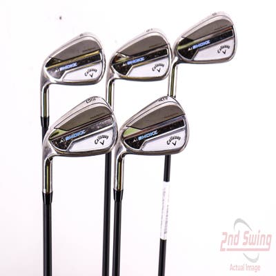 Callaway Paradym Ai Smoke Iron Set 8-PW AW GW Project X Cypher 2.0 50 Graphite Senior Left Handed 36.75in