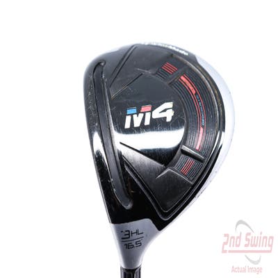 TaylorMade M4 Fairway Wood 3 Wood HL 16.5° Fujikura ATMOS 5 Red Graphite Regular Left Handed 43.25in