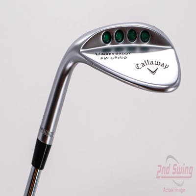 Callaway Mack Daddy PM Grind Wedge Lob LW 64° 10 Deg Bounce FST KBS Tour-V Steel Wedge Flex Left Handed 35.0in