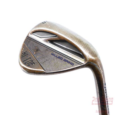 TaylorMade Milled Grind HI-TOE 3 Copper Wedge Lob LW 60° 10 Deg Bounce FST KBS Hi-Rev 2.0 115 Steel Wedge Flex Right Handed 35.5in