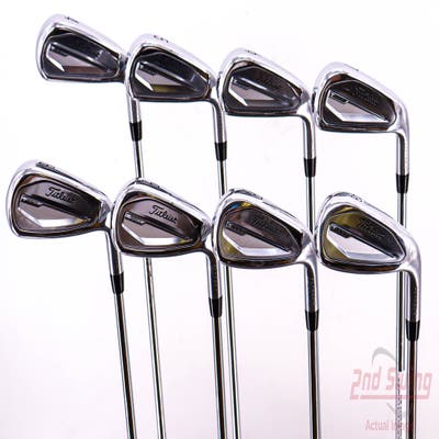 Mint Titleist 2023 T350 Iron Set 4-PW, 48 True Temper AMT Red R300 Steel Regular Right Handed 38.0in