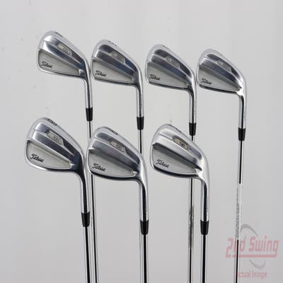 Titleist 2021 T100 Iron Set 4-PW True Temper AMT White S300 Steel Stiff Right Handed 38.0in