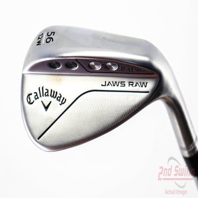 Callaway Jaws Raw Chrome Wedge Sand SW 56° 12 Deg Bounce W Grind Dynamic Gold Spinner TI Steel Wedge Flex Right Handed 35.25in