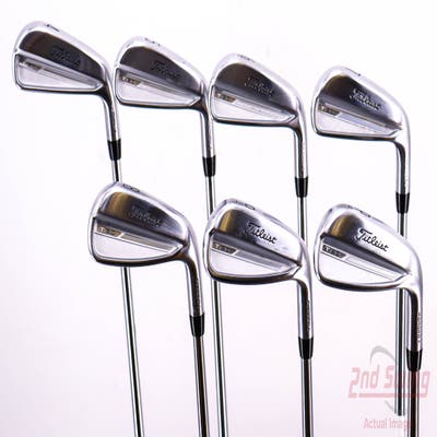 Titleist 2023 T150 Iron Set 4-PW Project X LZ 6.0 Steel Stiff Right Handed 38.25in