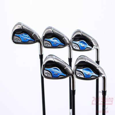 Callaway Steelhead XR Iron Set 6-PW Project X HZRDUS Blue 45g Graphite Ladies Right Handed 36.5in