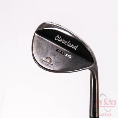 Cleveland CG15 Black Pearl Wedge Lob LW 58° 12 Deg Bounce Cleveland Traction Wedge Steel Wedge Flex Right Handed 35.5in