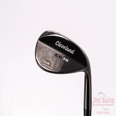 Cleveland CG15 Black Pearl Wedge Sand SW 56° 14 Deg Bounce Cleveland Traction Wedge Steel Wedge Flex Right Handed 35.5in