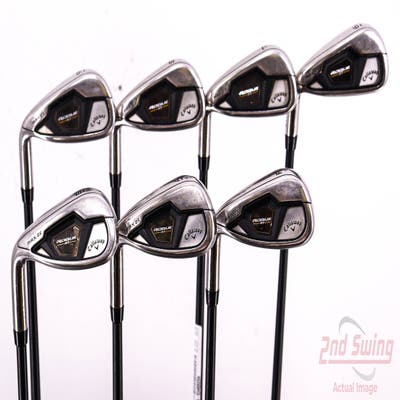 Callaway Rogue ST Max OS Lite Iron Set 6-PW AW SW Project X Cypher 50 Graphite Senior Left Handed 37.75in