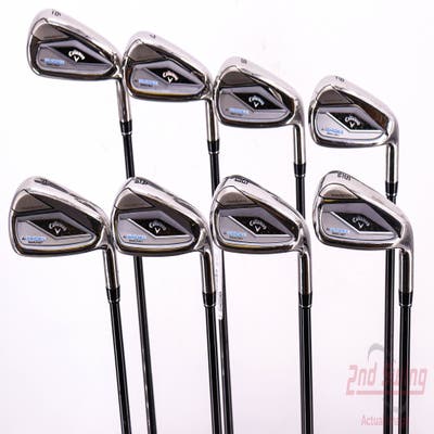 Callaway Paradym Ai Smoke Max Fast Iron Set 6-PW AW GW SW Callaway Stock Graphite Graphite Senior Right Handed 38.25in