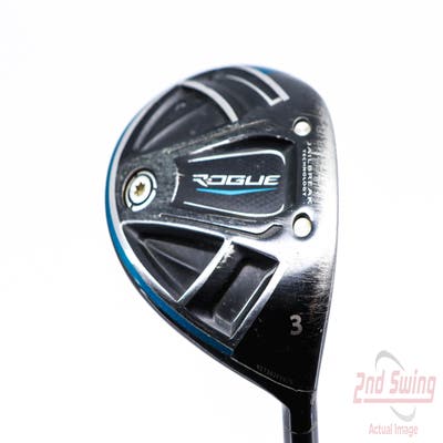 Callaway Rogue Fairway Wood 3 Wood 3W PX HZRDUS Smoke Black 60 Graphite Stiff Right Handed 42.5in