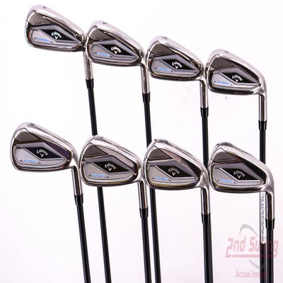 Callaway Paradym Ai Smoke HL Iron Set 4-PW AW Project X Cypher 2.0 50 Graphite Senior Right Handed 38.75in