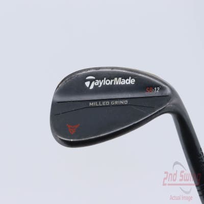 TaylorMade Milled Grind Black Wedge Sand SW 56° 12 Deg Bounce True Temper Dynamic Gold Steel Stiff Right Handed 35.5in