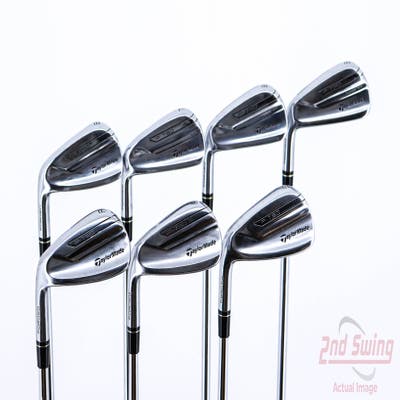 TaylorMade P-790 Iron Set 5-PW AW True Temper Dynamic Gold 105 Steel Regular Left Handed 38.5in