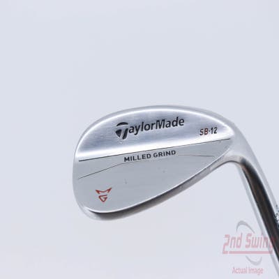 TaylorMade Milled Grind Satin Chrome Wedge Sand SW 56° 12 Deg Bounce True Temper Dynamic Gold Steel Wedge Flex Right Handed 35.0in