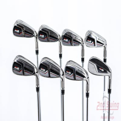 TaylorMade M6 Iron Set 4-PW AW FST KBS MAX 85 Steel Stiff Right Handed 39.75in