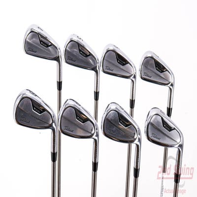 Titleist 2021 T200 Iron Set 4-PW AW Aerotech SteelFiber i80cw Graphite Stiff Right Handed 38.0in