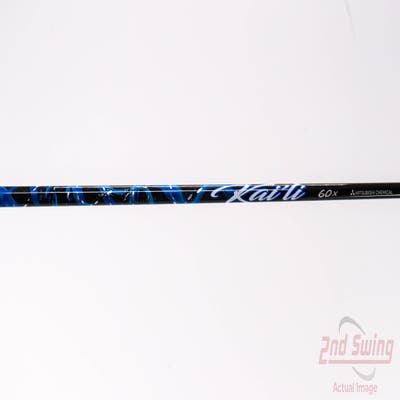 Used W/ TaylorMade RH Adapter Mitsubishi Rayon Kai'li Blue 60g Driver Shaft X-Stiff 44.0in