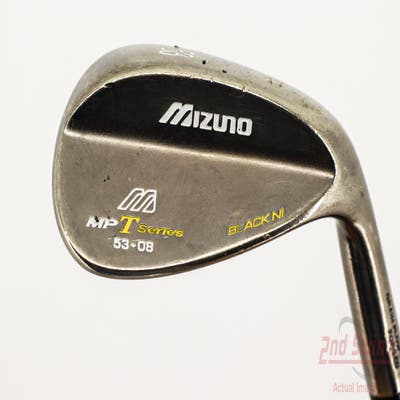 Mizuno MP-T Black Nickel Wedge Gap GW 53° 8 Deg Bounce Rifle Spinner 5.5 Steel Wedge Flex Right Handed 36.25in