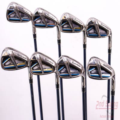 TaylorMade SIM MAX OS Iron Set 4-PW AW Fujikura Ventus Blue 6 Graphite Regular Right Handed 38.5in