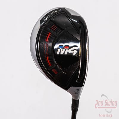 TaylorMade M4 Fairway Wood 3 Wood 3W 15° Fujikura ATMOS 6 Graphite Stiff Right Handed 43.5in