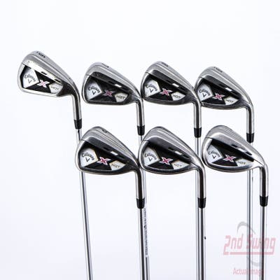 Callaway 2013 X Hot Womens Iron Set 6-PW GW SW Callaway X Hot Graphite Graphite Ladies Right Handed 36.75in