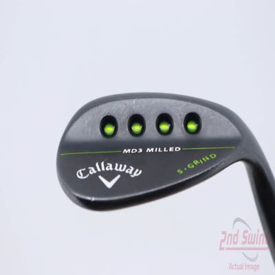 Callaway MD3 Milled Black S-Grind Wedge Lob LW 60° 9 Deg Bounce S Grind Stock Steel Shaft Steel Wedge Flex Right Handed 35.0in