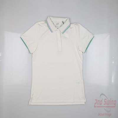 New Womens Puma Polo Small S White MSRP $70